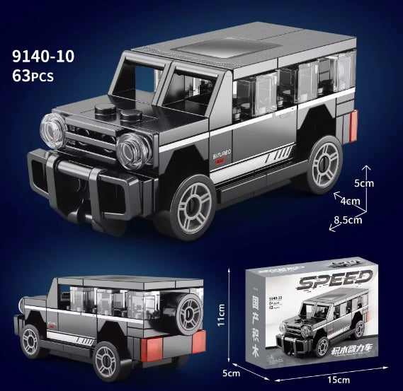 Urban Off Road 4x4 Building Kit – All Terrain Vehicle Display Set