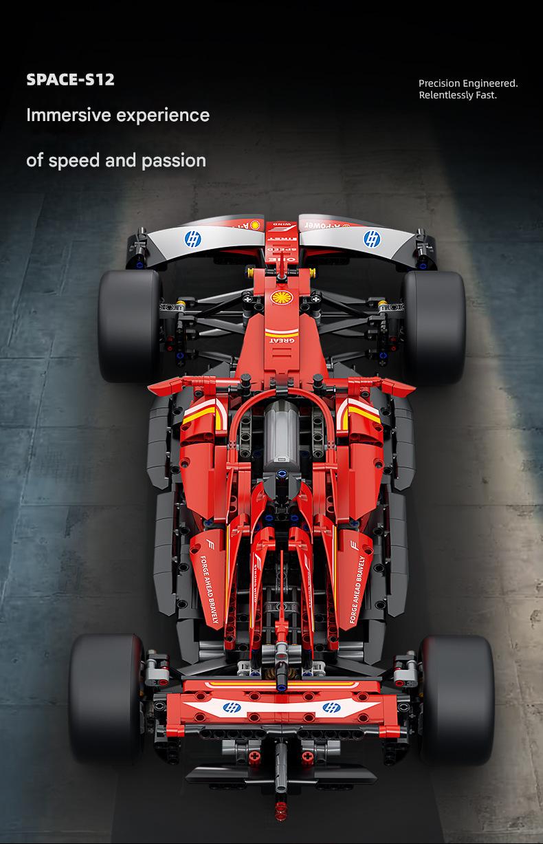 Formula Racing Car Building Kit – 1:10 Scale Large Display Model