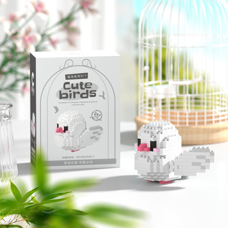 Pixel Bird Building Kit – Micro Bird Display with Movable Wings