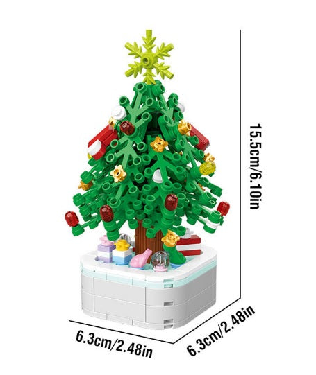 Christmas Tree Photo Frame Building Kit – Festive Holiday Decoration