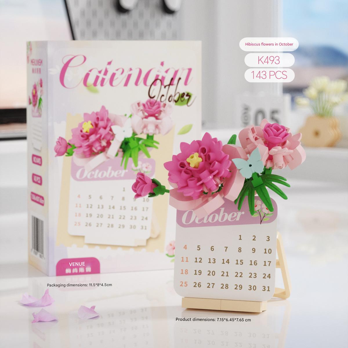 Floral Calendar Building Kit – Perpetual Flower Micro Build Set