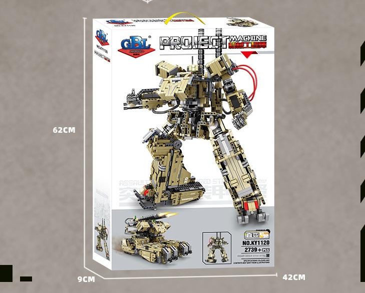 Mammoth Mecha Building Kit – Large Scale Engineering Robot Display
