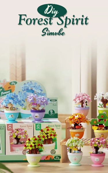 Garden Cottage Building Kit – Flower Pot Tree House Micro Build