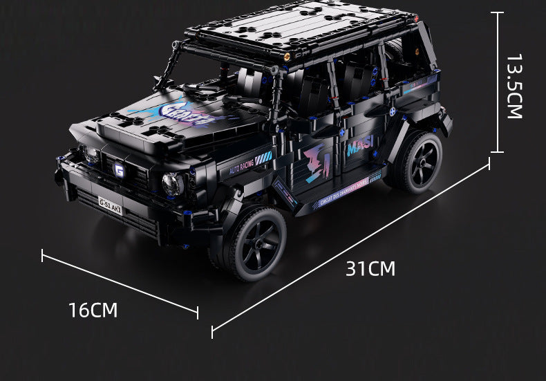 Off-Road SUV Building Kit – 1:14 Scale Rugged Vehicle Display