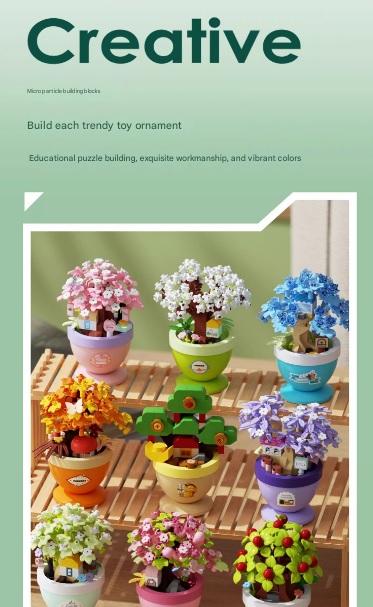Garden Cottage Building Kit – Flower Pot Tree House Micro Build