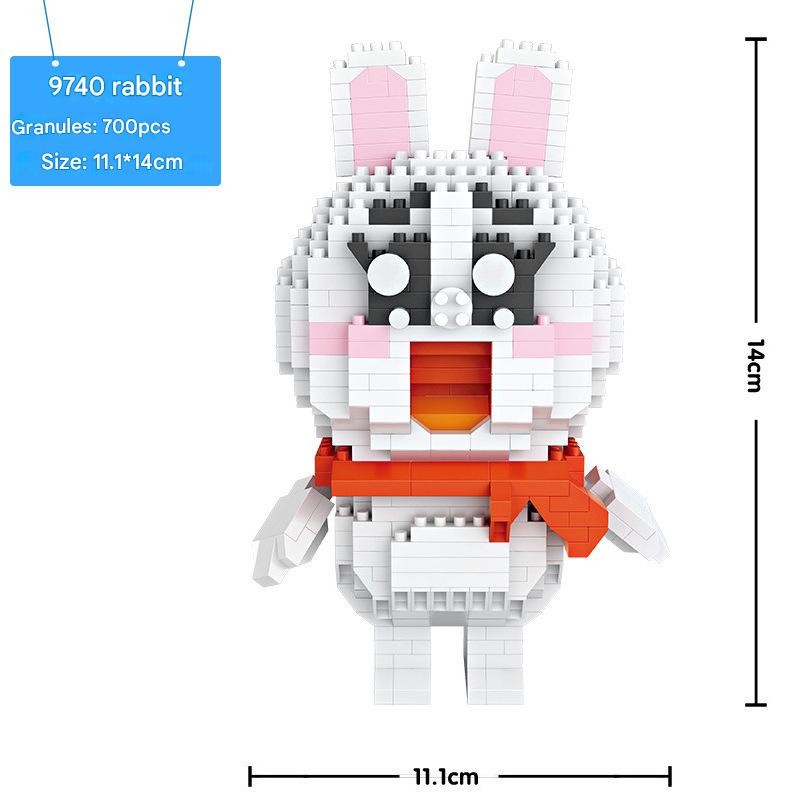 Animal Doll Building Kit – Trendy Character Micro Build Set