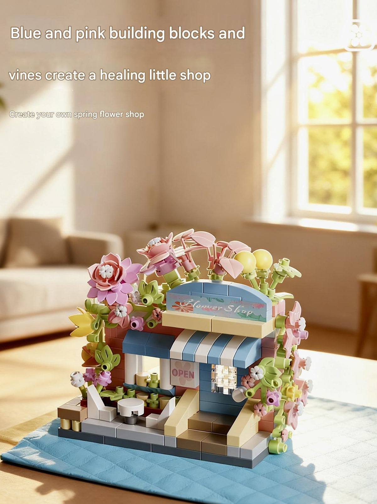 Flower Shop Street Scene Building Kit – Micro Scale Boutique Storefront