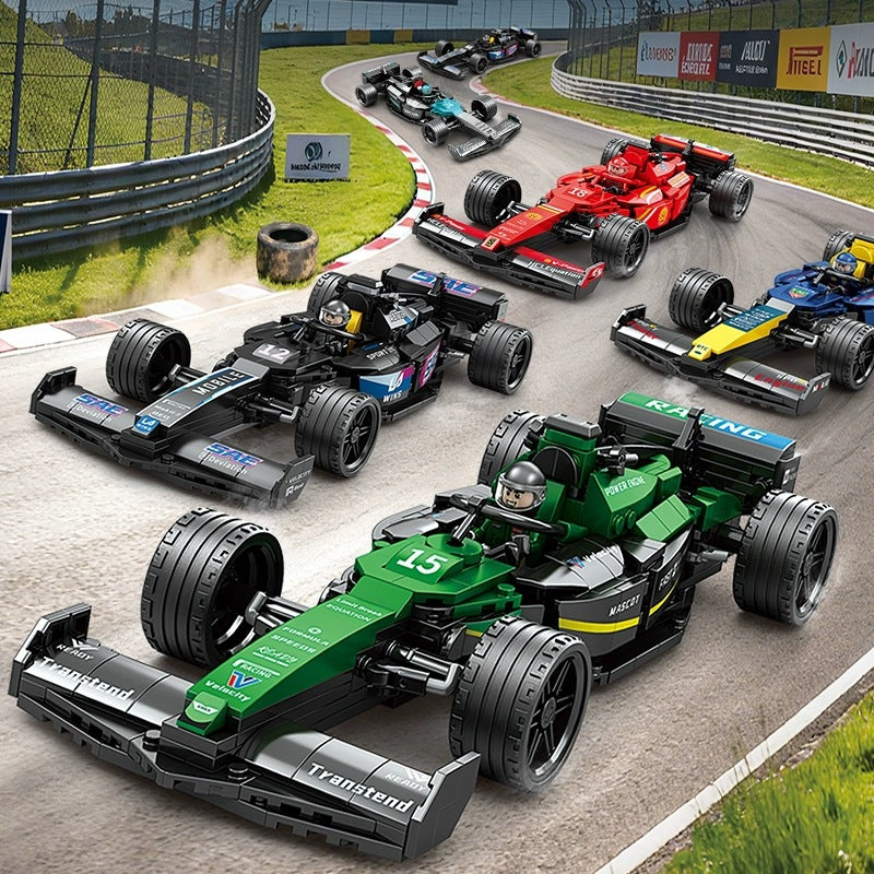 Formula Racing Car Building Kit – Mini Open-Wheel Race Car Display Collection