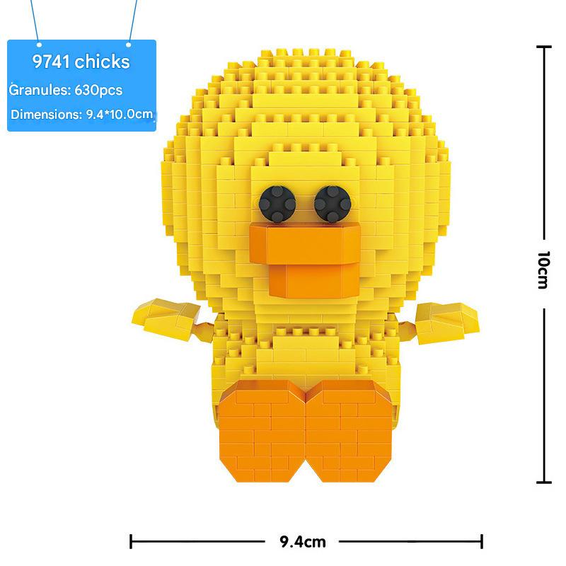 Animal Doll Building Kit – Trendy Character Micro Build Set