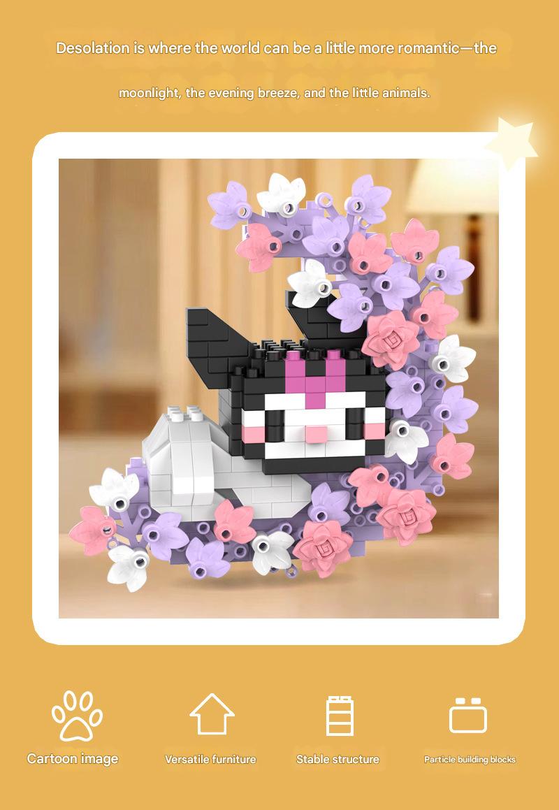 Animal Floral Wreath Building Kit – Moonlit Cute Micro Build