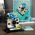 Modern Flash Camera Floral Building Block Set