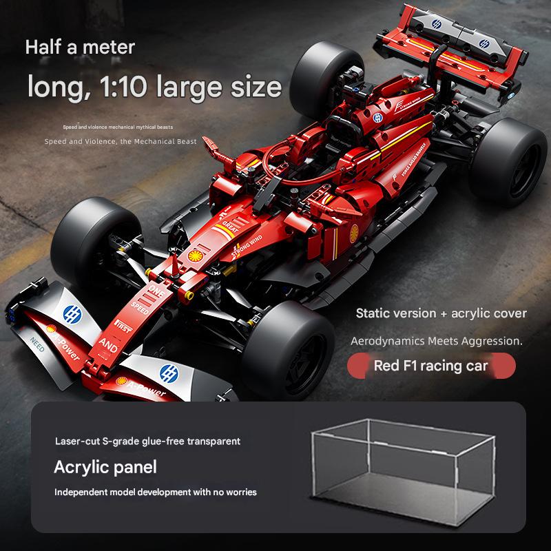 Formula Racing Car Building Kit – 1:10 Scale Large Display Model