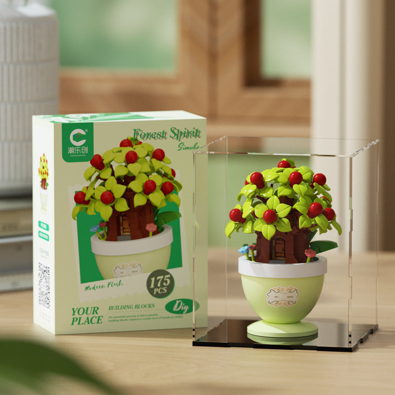 Garden Cottage Building Kit – Flower Pot Tree House Micro Build