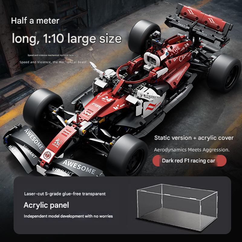 Formula Racing Car Building Kit – 1:10 Scale Large Display Model