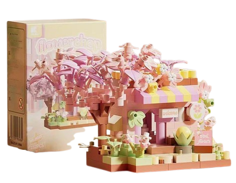 Flower Shop Street Scene Building Kit – Micro Scale Boutique Storefront