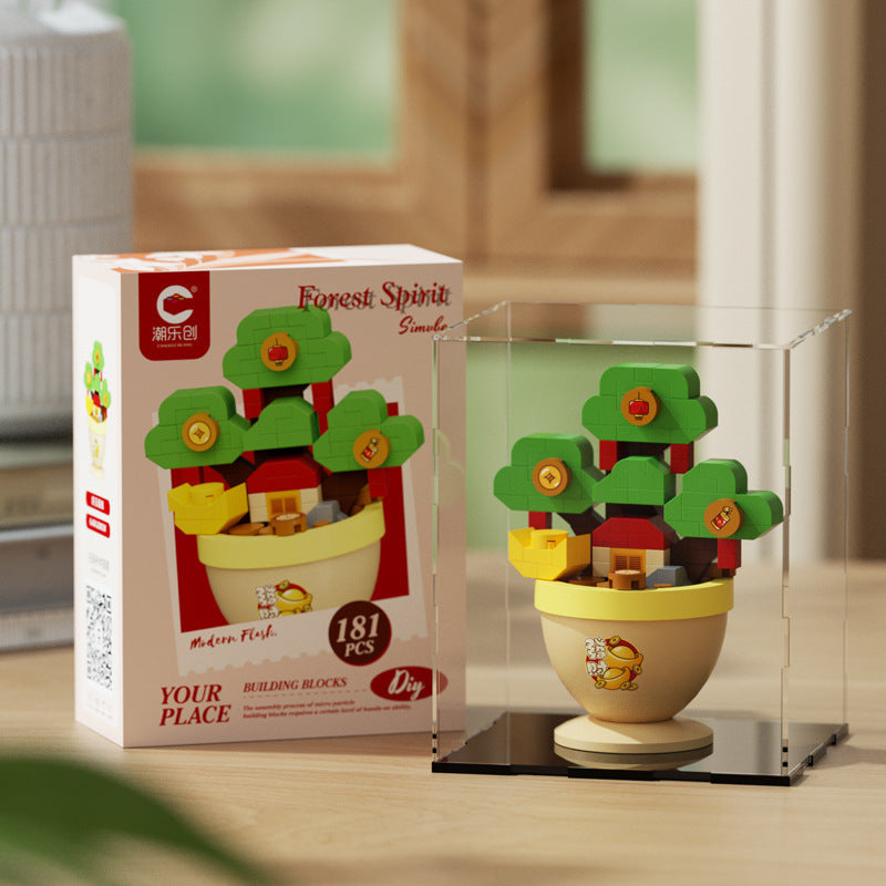 Garden Cottage Building Kit – Flower Pot Tree House Micro Build