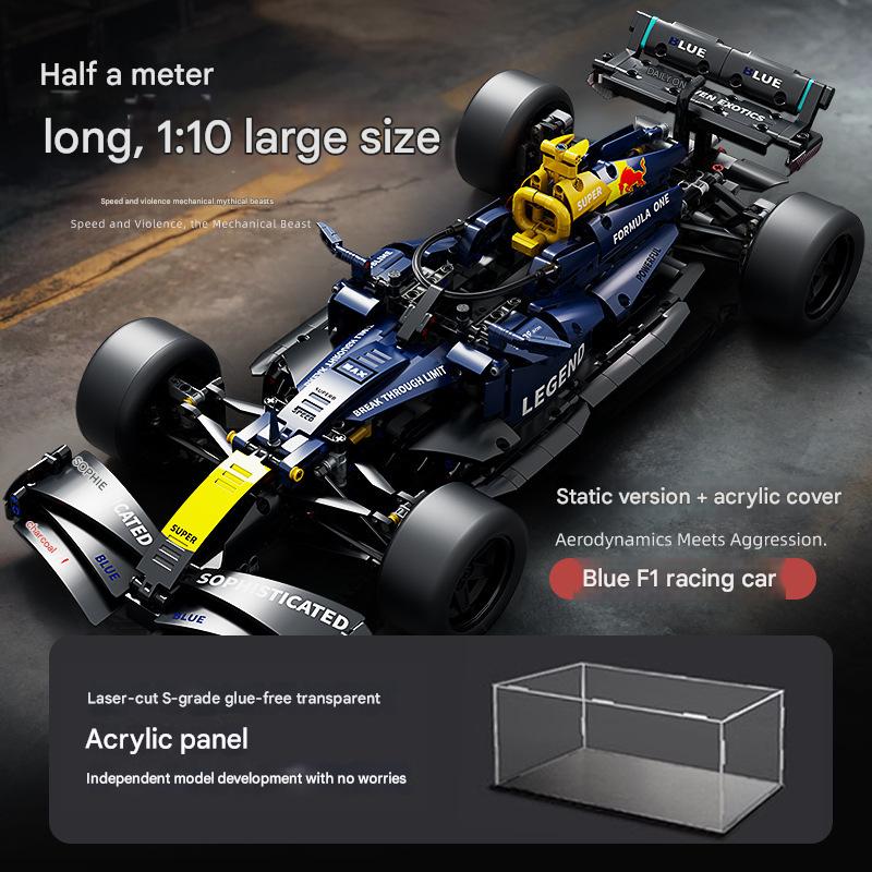 Formula Racing Car Building Kit – 1:10 Scale Large Display Model