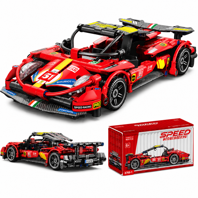 Super Racing Sports Car Building Kit