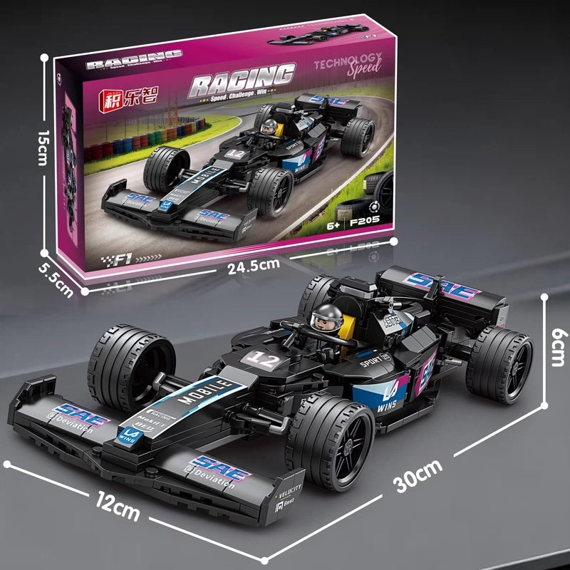 Formula Racing Car Building Kit – Mini Open-Wheel Race Car Display Collection