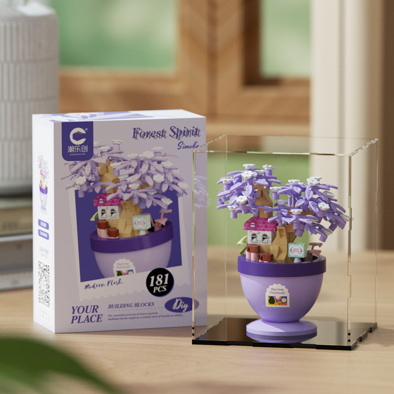 Garden Cottage Building Kit – Flower Pot Tree House Micro Build