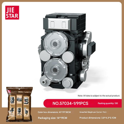 Classic Vintage Camera Micro Building Block Set