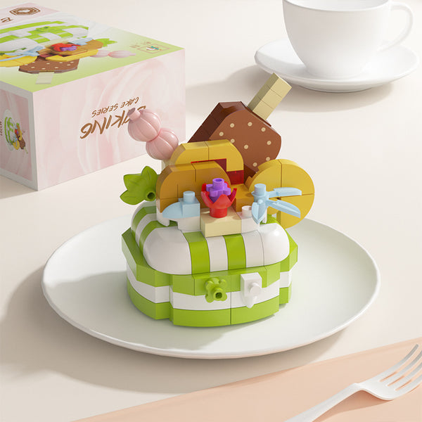 Cute Dessert Cake Building Block Set