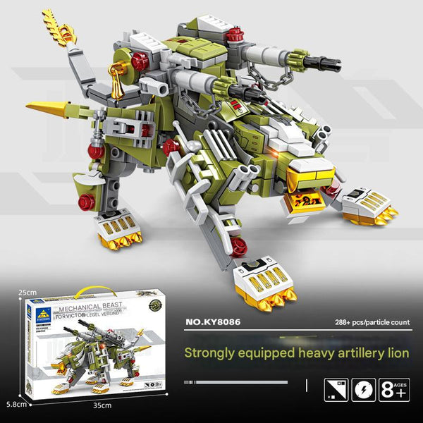 Mechanical Beast Transforming Building Block Set