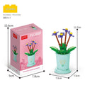 Florist Flower Pot Micro Building Block Set