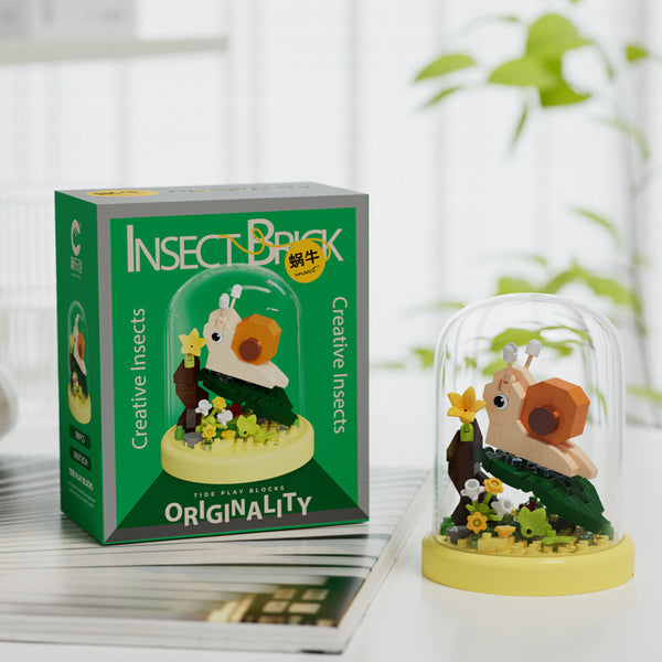 Garden Insects Bottle Micro Building Block Set