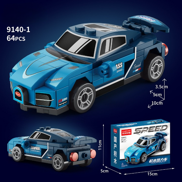 Urban Off-Road 4x4 Building Block Kit – Rugged All-Terrain Vehicle Display Set