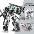 Armed Mecha Transforming Building Block Set