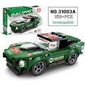 Mini Racing Car Micro Building Block Set