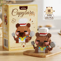 Cartoon Dolphin Baking Bear Doll Building Block Set
