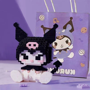 Cute Cartoon Bunny Building Block Set