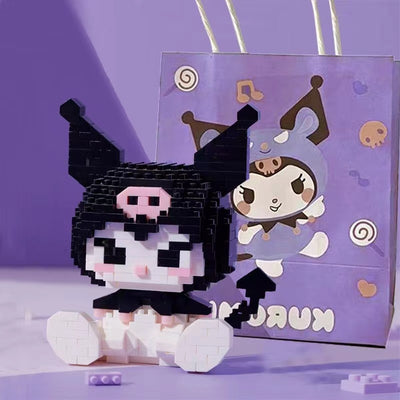 Cute Cartoon Bunny Building Block Set