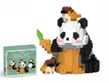 Mini Cute Panda Building Block Set
