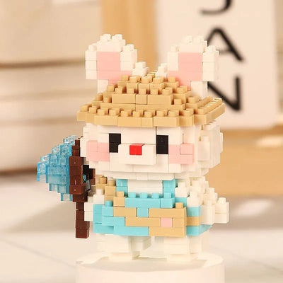 Cute Cartoon Animal Micro Building Block Set