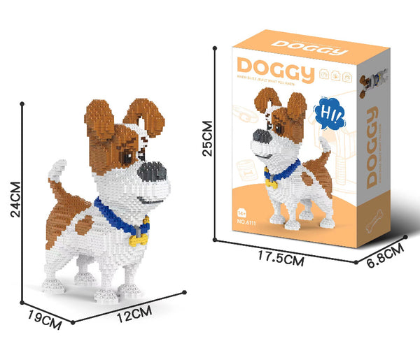 Cute Dog Breed Mini Building Block Set