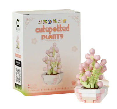 Cute Potted Plant Building Kit