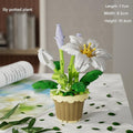 Flower Potted Plant Building Block Kit – Botanical Garden Micro Build Display Set