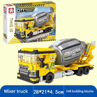 City Engineering Construction Vehicle Building Block Set