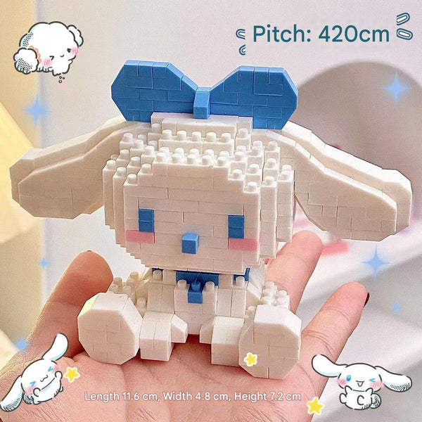 Cute Jade Dog  Building Block Set