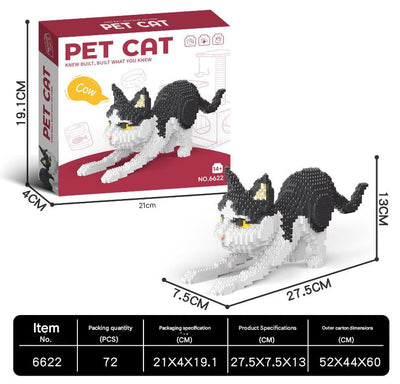 Cat Micro Building Block Set