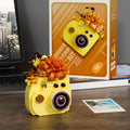 Modern Flash Camera Floral Building Block Set