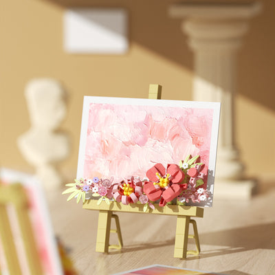Mini Creative Art Easel Display Building Block Set