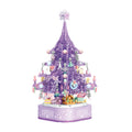 Purple Crystal Christmas Tree Building Block Set