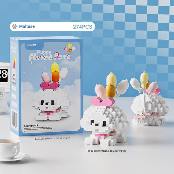 Flying Pets Balloon Animal Micro Building Block Set