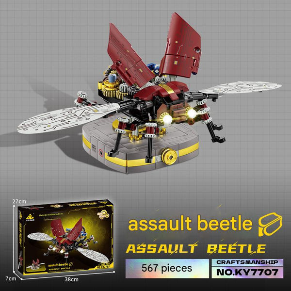 Mechanical Gear Linkage Insect Building Block Set