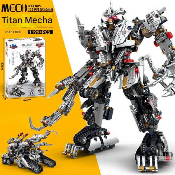 Mecha Titan Jager 2 IN 1 Transforming Building Block Set