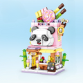 Mini Animal Rooftop Street Shop Micro Building Block Set